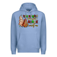 Colony Blue torn between looking like a snack and eating one Premium Hoodie - AdoDesignShop