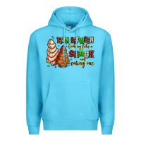 Ocean Blue torn between looking like a snack and eating one Premium Hoodie - AdoDesignShop