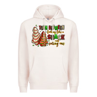 Pale Pink torn between looking like a snack and eating one Premium Hoodie - AdoDesignShop