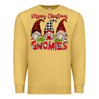 Antique Gold merry christmas gnomies Premium Sweatshirt - Zillion Design Studio