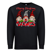 Black merry christmas gnomies Premium Sweatshirt - Zillion Design Studio