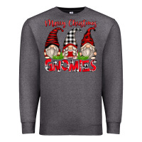Charcoal Heather merry christmas gnomies Premium Sweatshirt - Zillion Design Studio