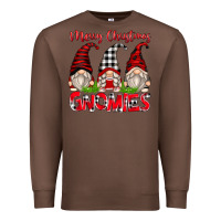Chestnut merry christmas gnomies Premium Sweatshirt - Zillion Design Studio