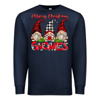Navy merry christmas gnomies Premium Sweatshirt - Zillion Design Studio