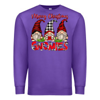 Purple merry christmas gnomies Premium Sweatshirt - Zillion Design Studio