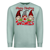 Seafoam merry christmas gnomies Premium Sweatshirt - Zillion Design Studio