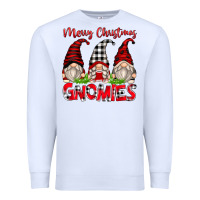 White merry christmas gnomies Premium Sweatshirt - Zillion Design Studio