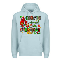 Blue Mist Croc'in around the christmas tree Premium Hoodie - AdoDesignShop