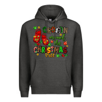 Charcoal Heather Croc'in around the christmas tree Premium Hoodie - AdoDesignShop