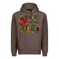 Coffee Croc'in around the christmas tree Premium Hoodie - AdoDesignShop