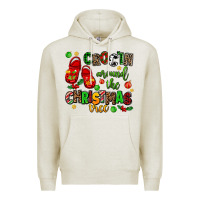 Oatmeal Heather Croc'in around the christmas tree Premium Hoodie - AdoDesignShop