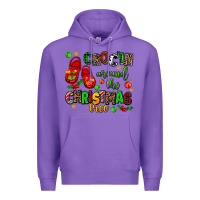 Purple Croc'in around the christmas tree Premium Hoodie - AdoDesignShop