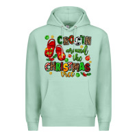 Seafoam Croc'in around the christmas tree Premium Hoodie - AdoDesignShop
