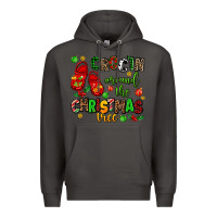 Smoke Croc'in around the christmas tree Premium Hoodie - AdoDesignShop
