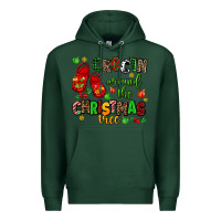Sports Green Croc'in around the christmas tree Premium Hoodie - AdoDesignShop