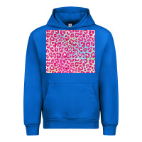 Cobalt pink leopard glitter Urban Hoodie - JahusDesignShop