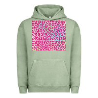 Pigment Oil Green pink leopard glitter Urban Hoodie - JahusDesignShop