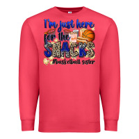 Cardinal i'm just here for the snacks #basketball sister Premium Sweatshirt - Zillion Design Studio