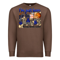 Chestnut i'm just here for the snacks #basketball sister Premium Sweatshirt - Zillion Design Studio