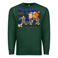 Sports Green i'm just here for the snacks #basketball sister Premium Sweatshirt - Zillion Design Studio