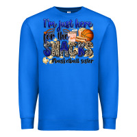True Royal i'm just here for the snacks #basketball sister Premium Sweatshirt - Zillion Design Studio