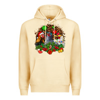 Pina Colada Christmas party and chickens Premium Hoodie - AdoDesignShop