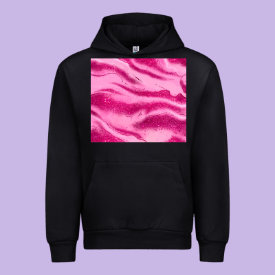 Pink Glitter Urban Hoodie Designed By Jahusdesignshop