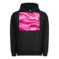 Pigment Black pink glitter Urban Hoodie - JahusDesignShop