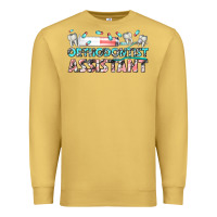 Antique Gold orthodontist assistant Premium Sweatshirt - texasbilliewilder
