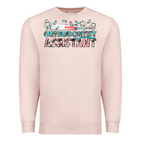 Pale Pink orthodontist assistant Premium Sweatshirt - texasbilliewilder