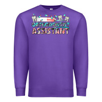 Purple orthodontist assistant Premium Sweatshirt - texasbilliewilder