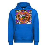 Cobalt halloween heart Urban Hoodie - AdoDesignShop