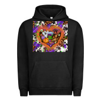 Pigment Black halloween heart Urban Hoodie - AdoDesignShop
