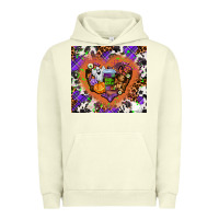 Pigment Pistachio halloween heart Urban Hoodie - AdoDesignShop