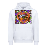 White halloween heart Urban Hoodie - AdoDesignShop