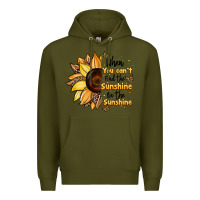 Army Green when you can't find the sunshine be the sunshine Premium Hoodie - JahusDesignShop