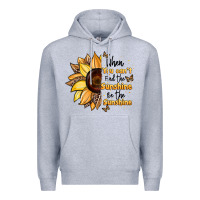 Heather Grey when you can't find the sunshine be the sunshine Premium Hoodie - JahusDesignShop