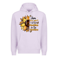 Lilac when you can't find the sunshine be the sunshine Premium Hoodie - JahusDesignShop