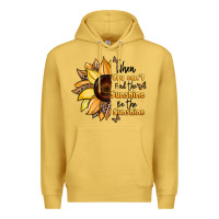 Antique Gold when you can't find the sunshine be the sunshine Premium Hoodie - JahusDesignShop