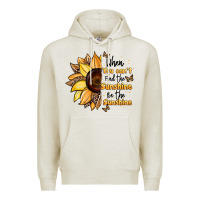 Oatmeal Heather when you can't find the sunshine be the sunshine Premium Hoodie - JahusDesignShop