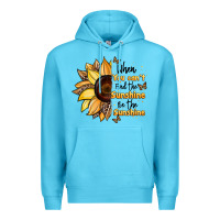 Ocean Blue when you can't find the sunshine be the sunshine Premium Hoodie - JahusDesignShop