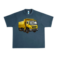 Midnight Navy dump truck Urban Heavy Tee - Artiststas