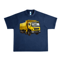 Navy dump truck Urban Heavy Tee - Artiststas