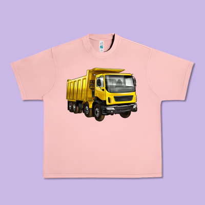 Dump Truck Urban Heavy Tee Designed By Artiststas