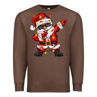 Chestnut afro dabbing santa Premium Sweatshirt - Zillion Design Studio