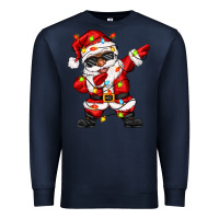 Navy afro dabbing santa Premium Sweatshirt - Zillion Design Studio