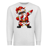 Oatmeal Heather afro dabbing santa Premium Sweatshirt - Zillion Design Studio