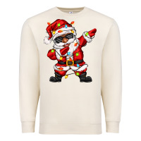 Sandshell afro dabbing santa Premium Sweatshirt - Zillion Design Studio