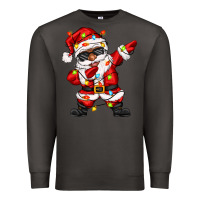 Smoke afro dabbing santa Premium Sweatshirt - Zillion Design Studio