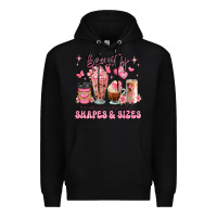 Black beauty comes in all shapes and sizes coffee cups Premium Hoodie - JahusDesignShop